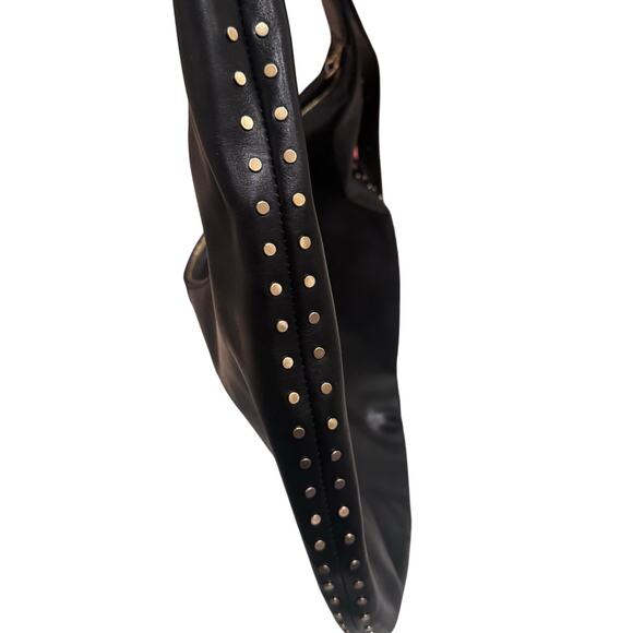 Madewell The Essential Curve Shoulder Bag Leather True Black One Size NWOT - Picture 8 of 13